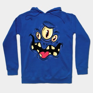 Monster Face Monster - Kids Hoodie